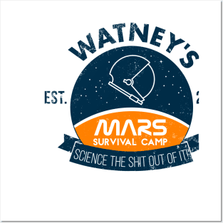 Watney's martian survival camp Posters and Art